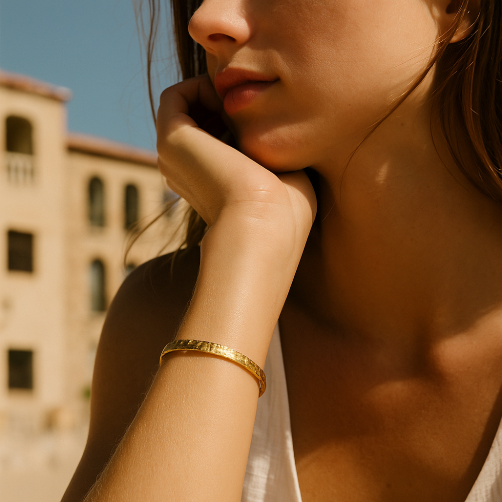Bracelet - Jonc Sol Doré