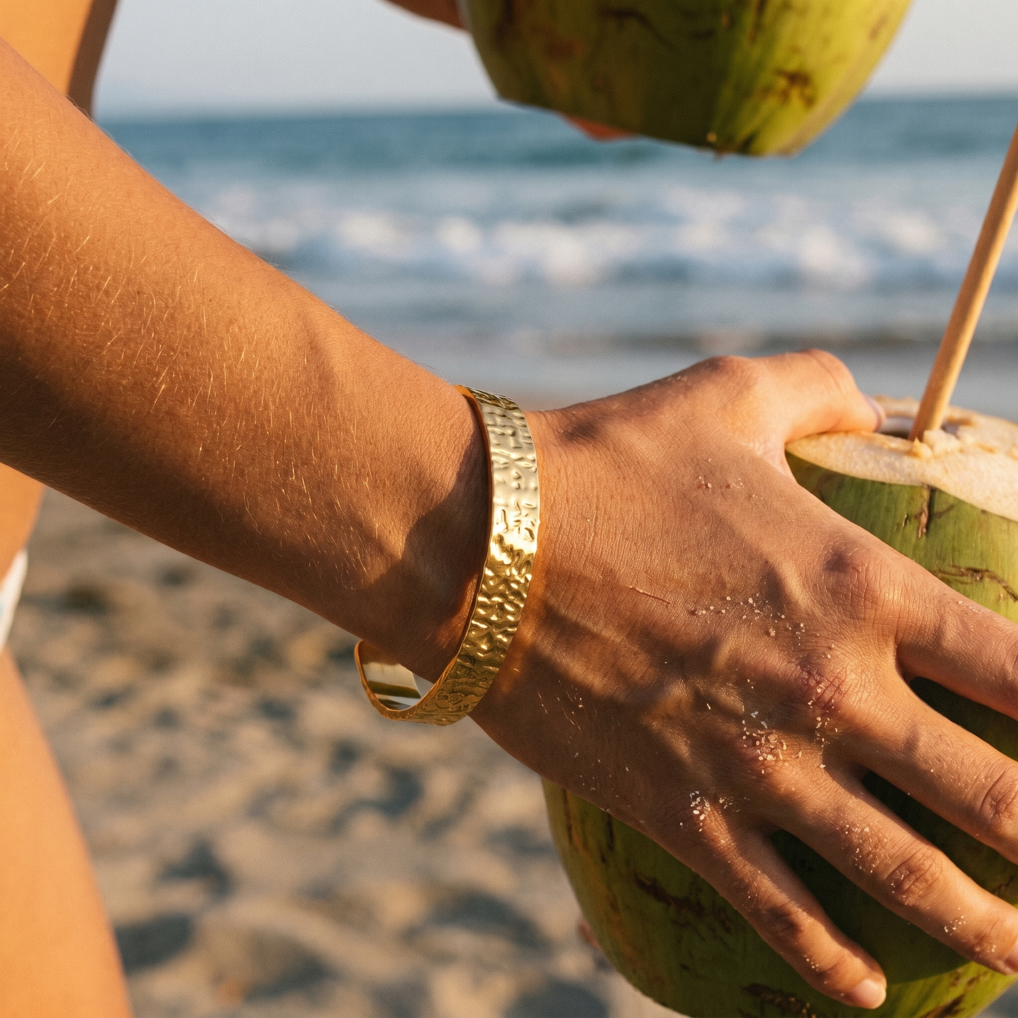 Bracelet - Jonc Sol Doré