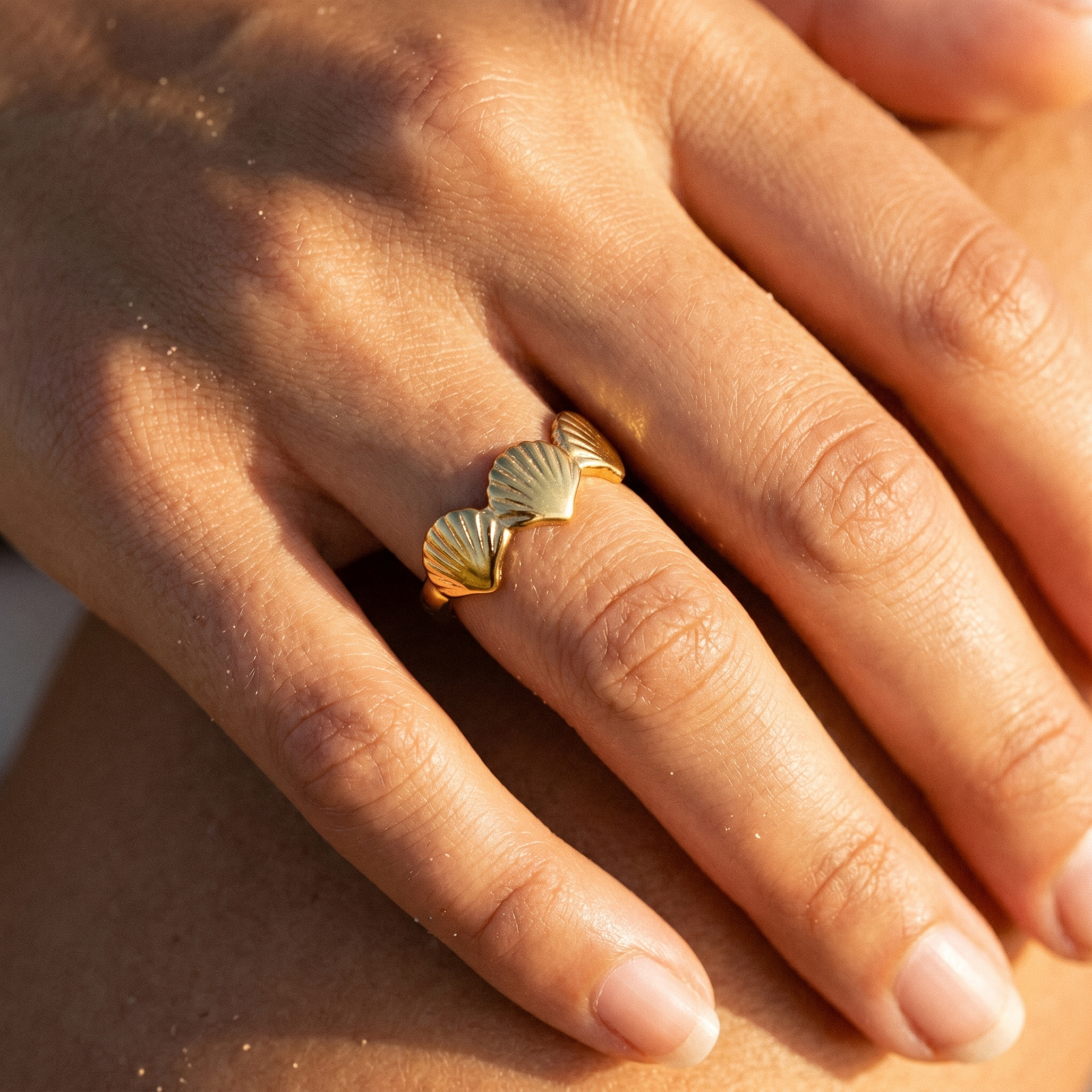 Aurelys – Bague coquilles solaires
