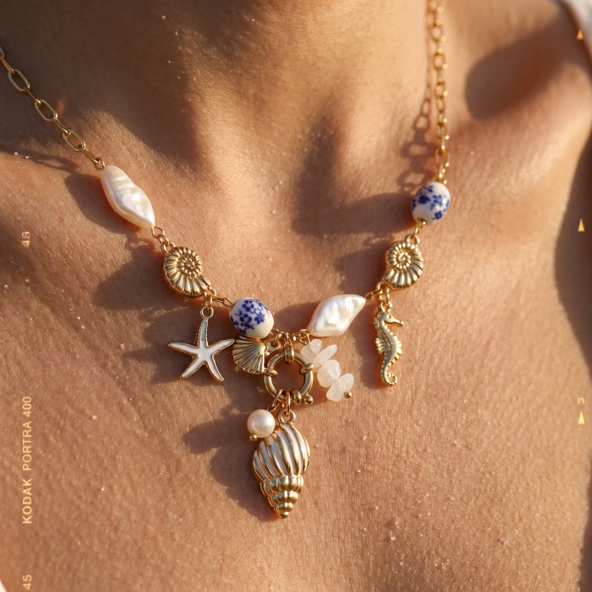 Solara – Collier solaire doré
