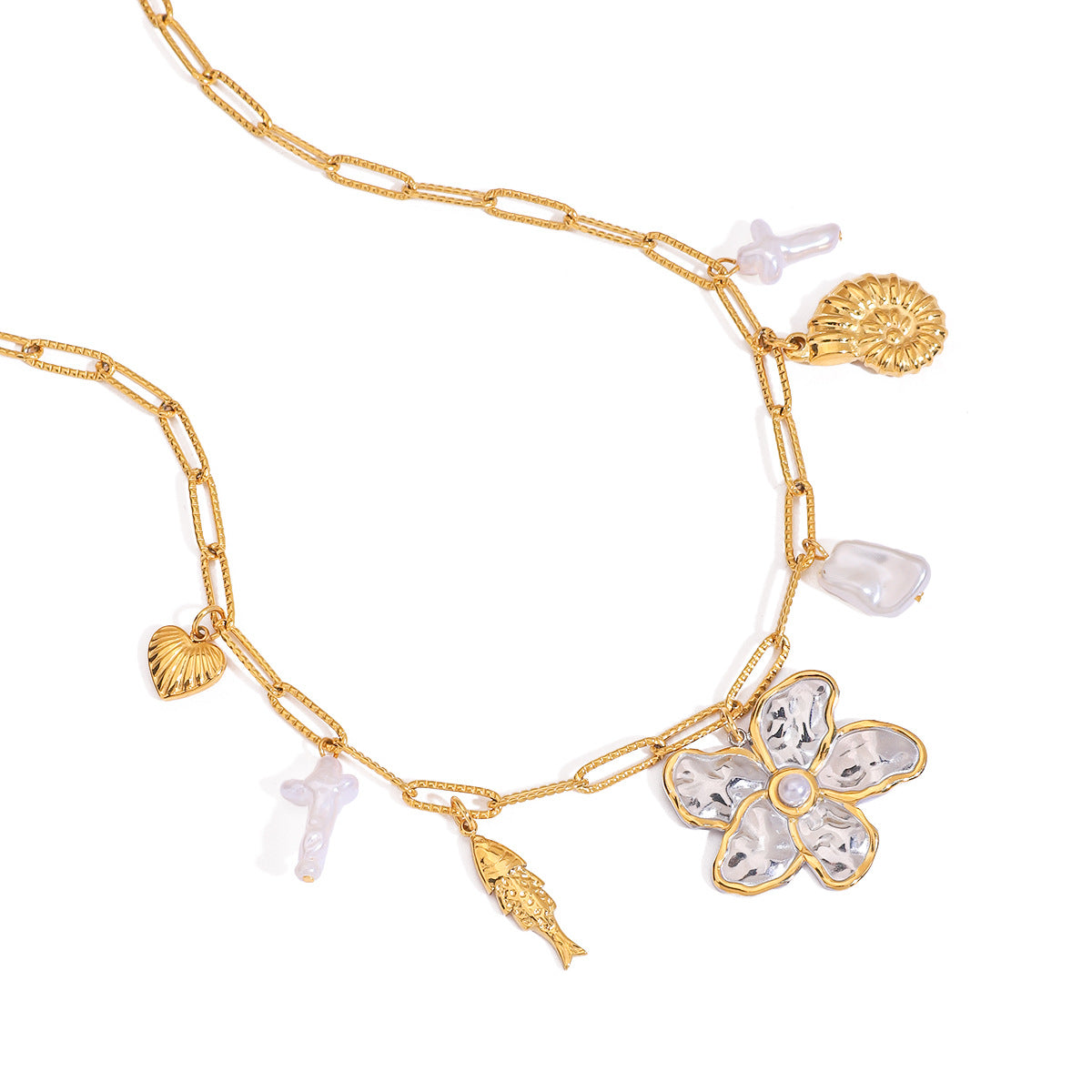 Tilarys – Collier talisman doré