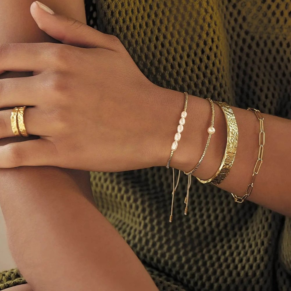 Bracelet - Jonc Sol Doré