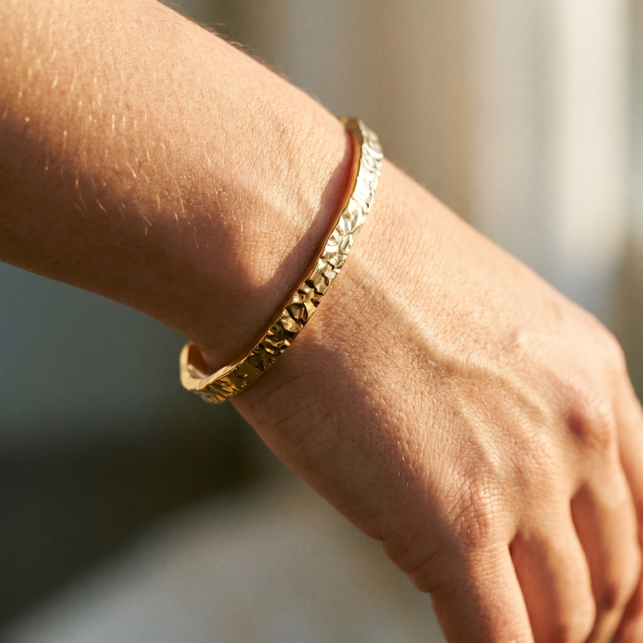 Bracelet - Jonc Sol Doré