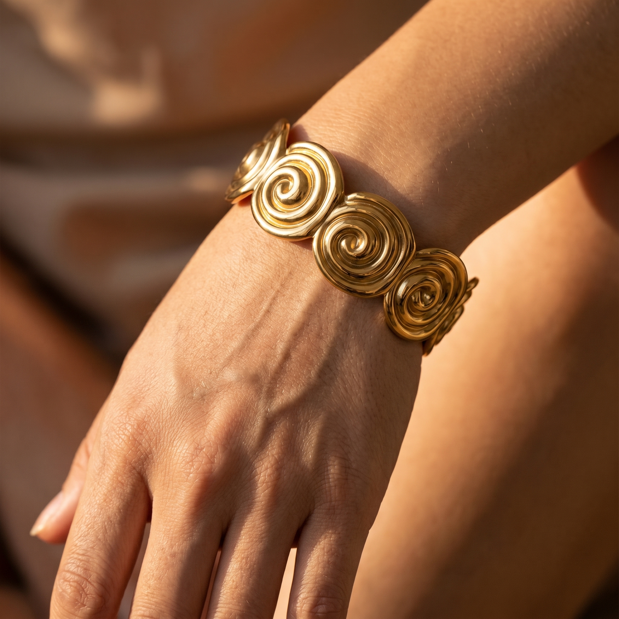 Elarys – Bracelet étoilé doré