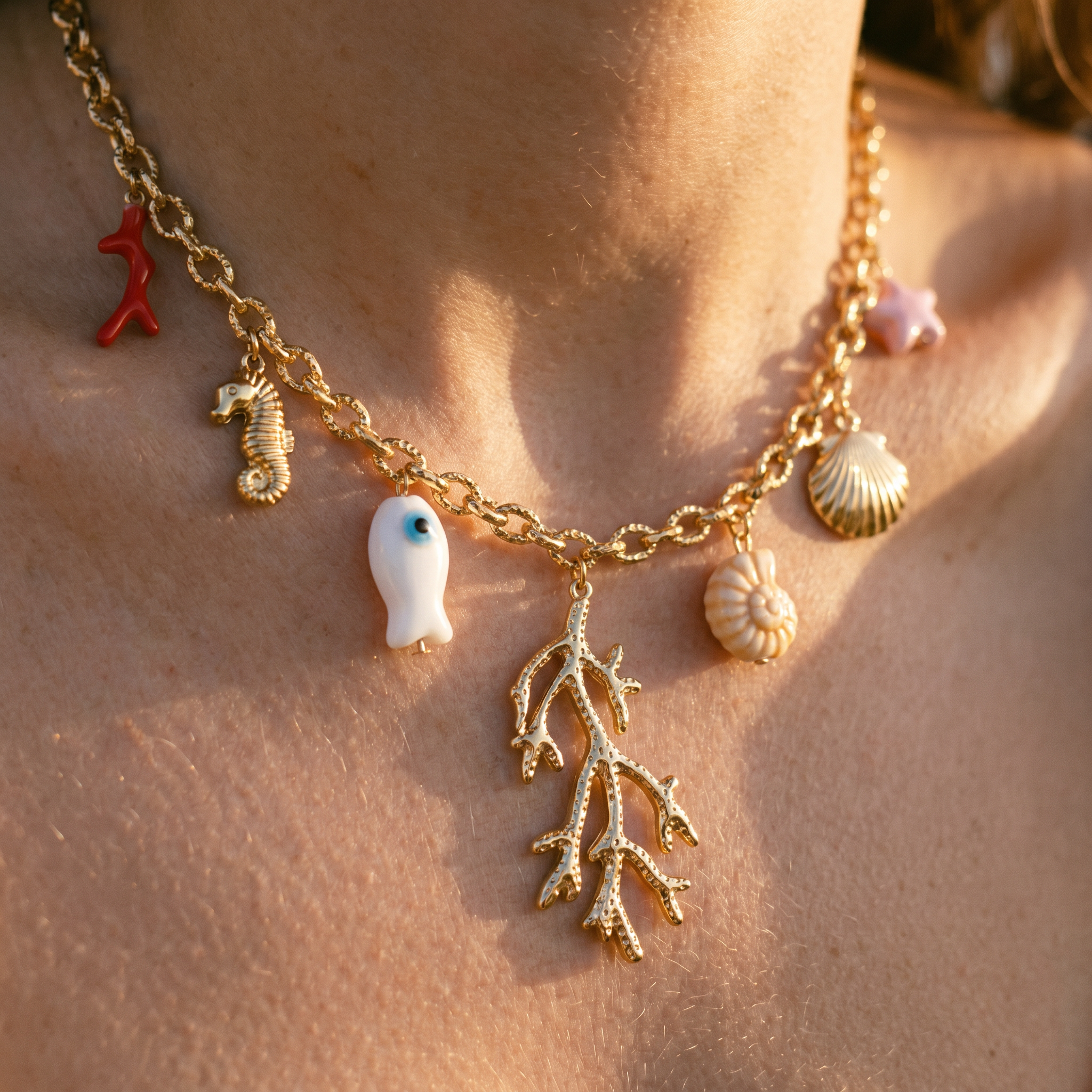 Karaya – Collier charms marins